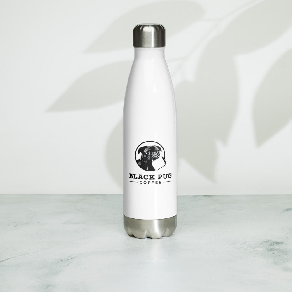 Pug Logo Water Bottle